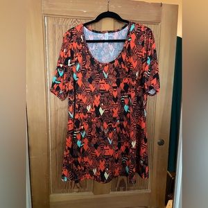 LulaRoe swing t-shirt - size 2x